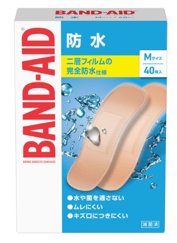バンドエイド防水Ｍサイズ４０枚入