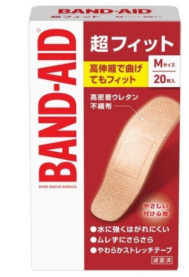 バンドエイド超フィットＭサイズ２０枚入