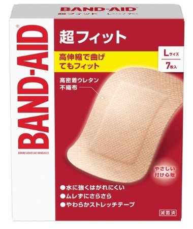 バンドエイド超フィットＬサイズ７枚入