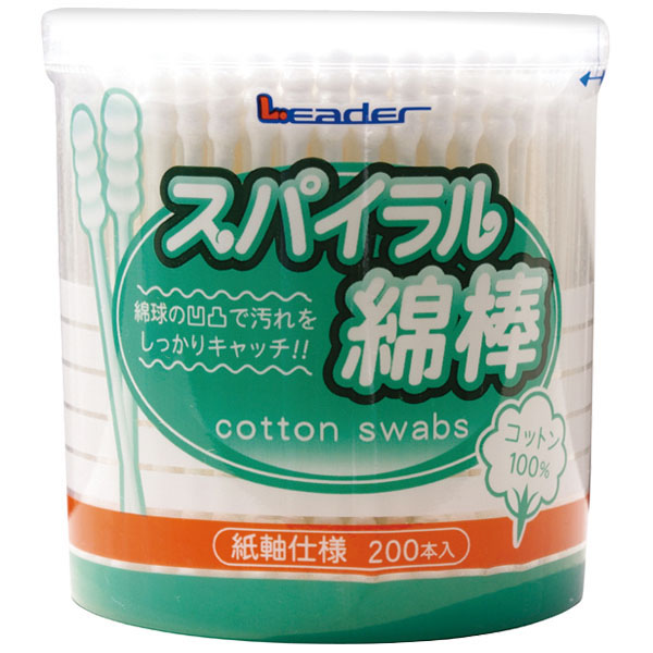 スパイラル綿棒　２００本