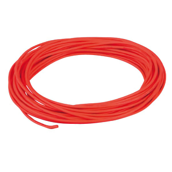 ビニール電線　０．５ｓｑ　赤１０ｍ巻　袋入