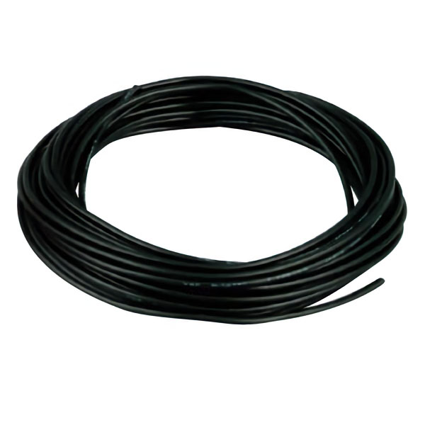 ビニール電線　０．７５ｓｑ　黒１０ｍ巻　袋入