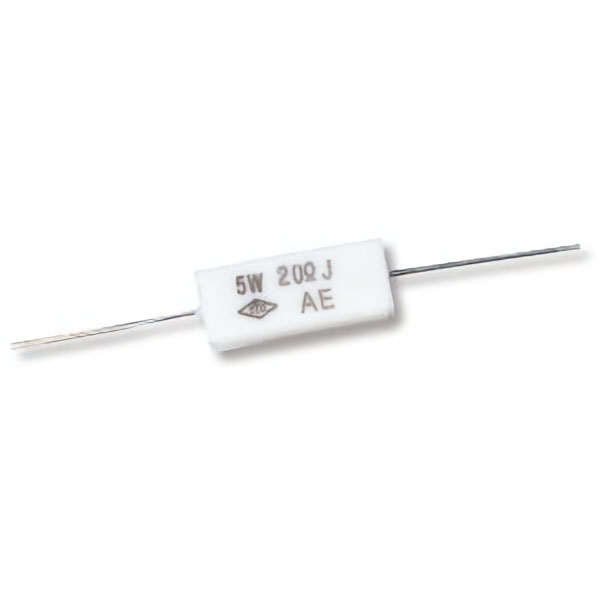 セメント抵抗　１０個組５Ｗ　２０Ω
