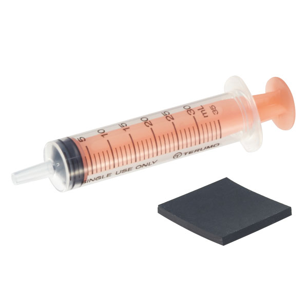 注射器・ゴム板セット　３０ｍｌ１０個組　センタータイプ　Ｎ