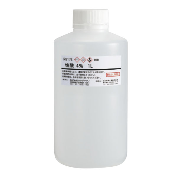 塩酸　４％　水溶液　１Ｌ