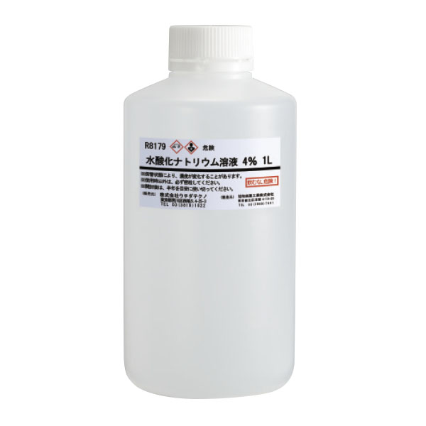水酸化ナトリウム　４％水溶液　１Ｌ