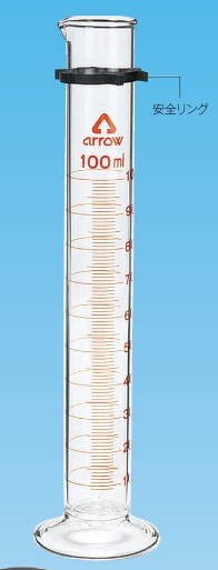 メスシリンダー　１００ｍｌ