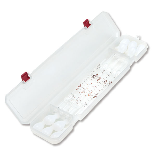 駒込ピペット１０ｍｌ　１０本シリコンタイプ　ケース入