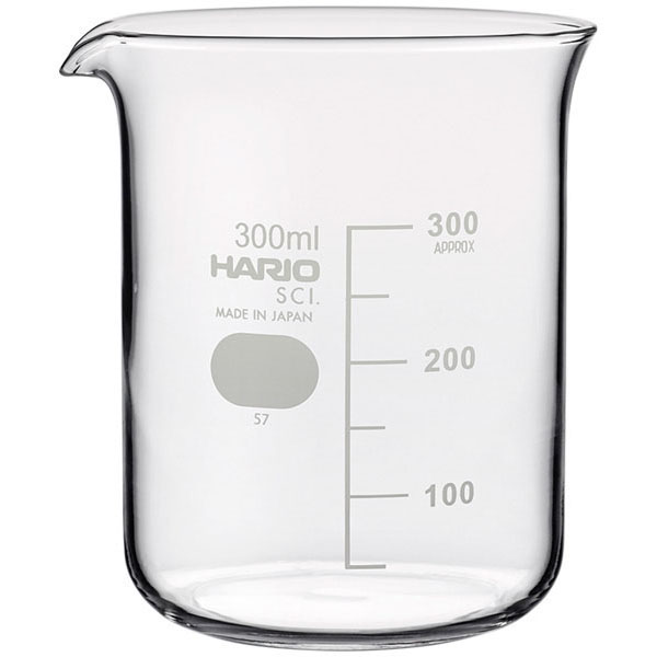 ビーカー　ＨＡＲＩＯ　６個組３００ｍｌ