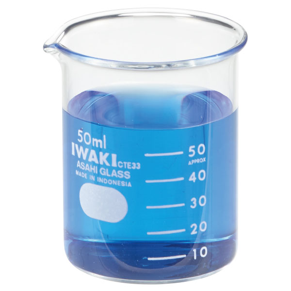 ビーカー　ＩＷＡＫＩ　５０ｍｌ
