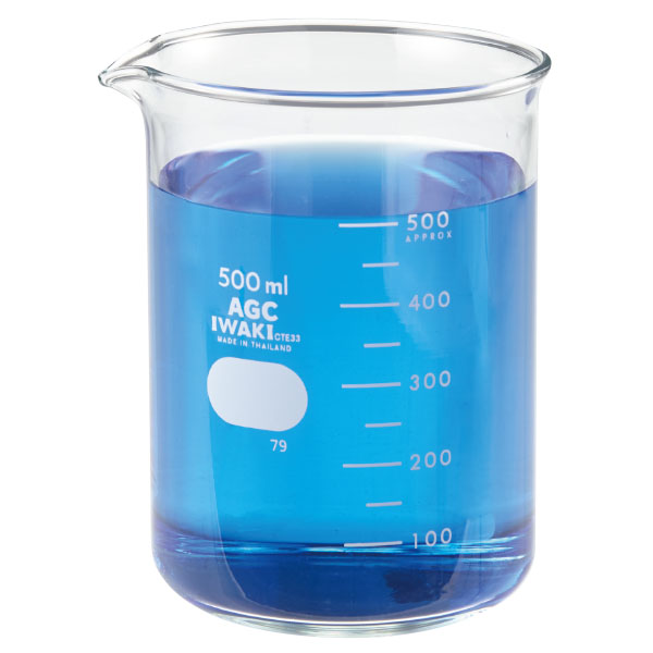 ビーカー　ＩＷＡＫＩ　５００ｍｌ