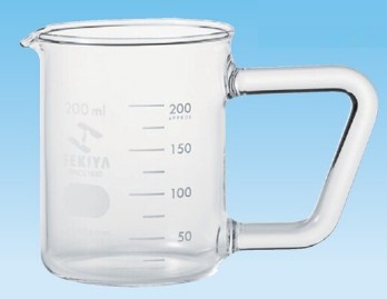 取手付ビーカー　２００ｍｌ