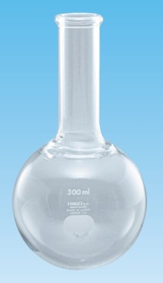 丸底フラスコＩＷＡＫＩ製１００ｍｌ
