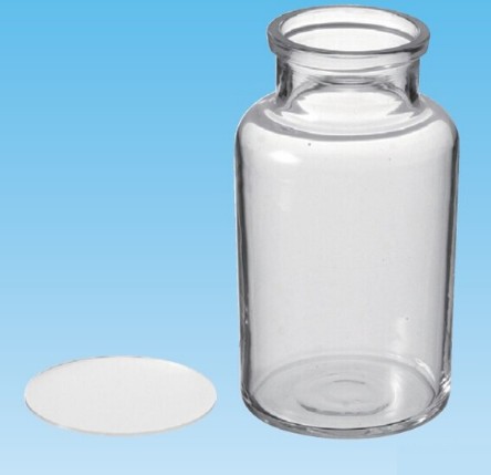 集気びん　ふた付　人工吹き　２００ｍｌ