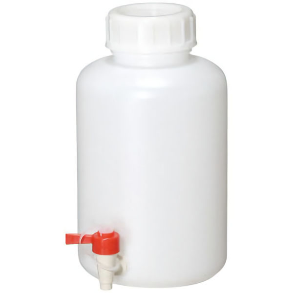 広口下口びん　活栓付１０Ｌ　ＭＺ型