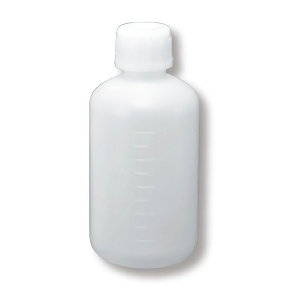 細口試薬びん　白色ポリエチレン製　５００ｍｌ