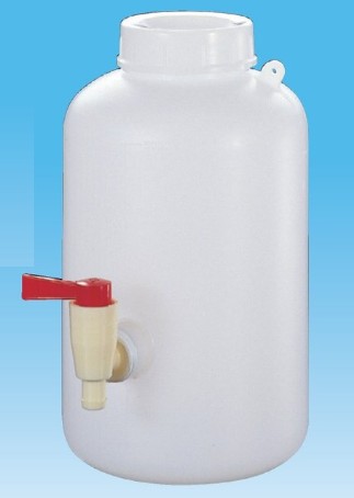 沈殿ビン（石灰水採水びん）５Ｌ活栓付