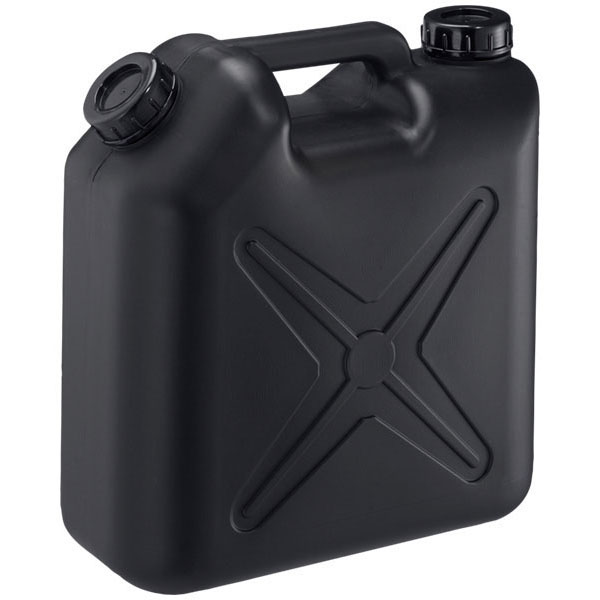 廃液回収缶　ブラック　１０Ｌ扁平型　ＰＥ製