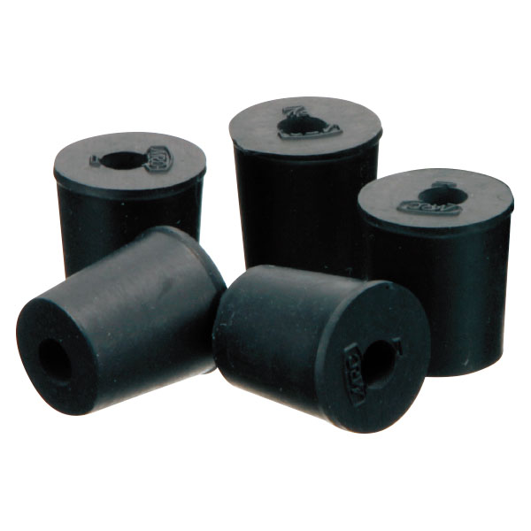 黒ゴム栓　Ｎｏ．４φ６ｍｍ　１穴　（５個組）