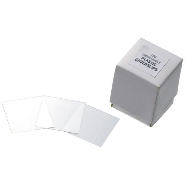 プラスチック製カバーグラス１００枚組