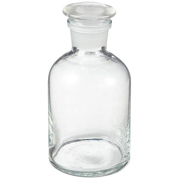 細口試薬びん透明　１２５ｍｌ