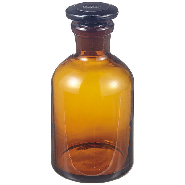 細口試薬びん茶色　５００ｍｌ