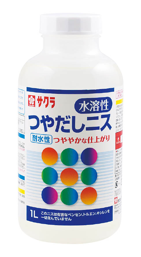 サクラ　つやだしニス　1L　水溶性