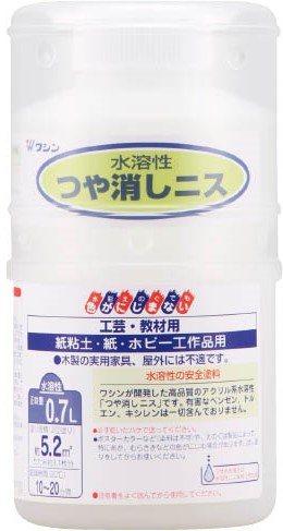 水溶性つや消しニス　700ml