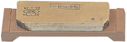 仕上砥石　天然台付