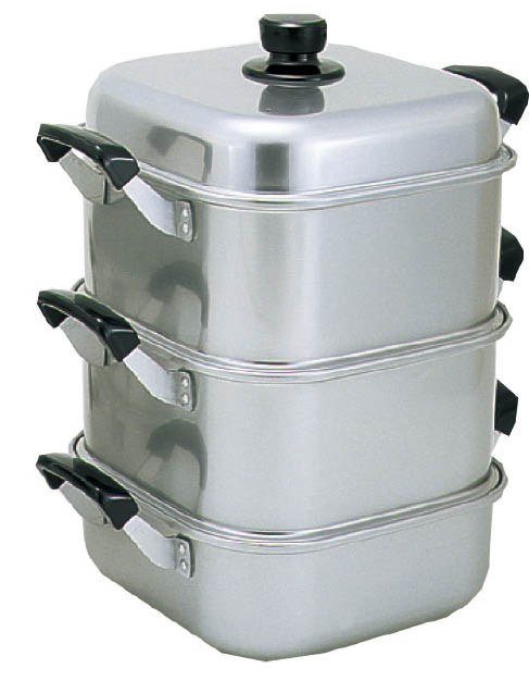 蒸し器　角型　二重　260mm