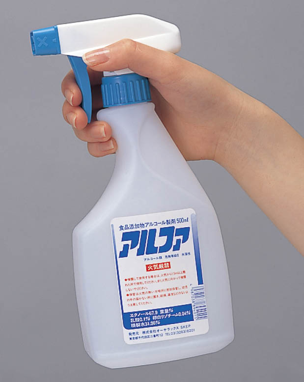 食品添加物エチルアルコール製剤　アルファ　500ml　1本