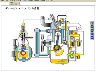 教師用ＣＤ-ＲＯＭ　ディーゼルエンジンの作動　ＭＺ081-ＤＩＰ