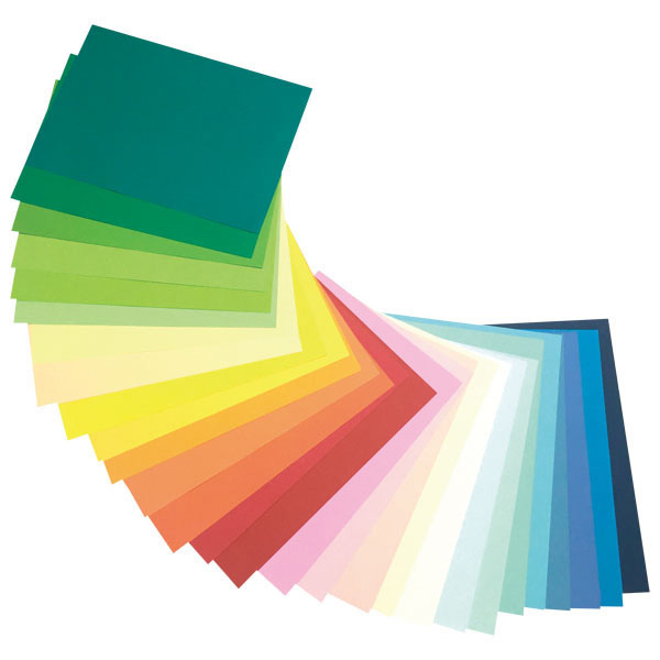 再生色画用紙４切１０枚　いちご