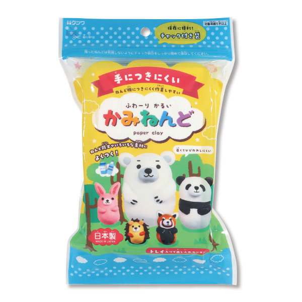 ふわーりかるいかみねんどトレイ付×３０個