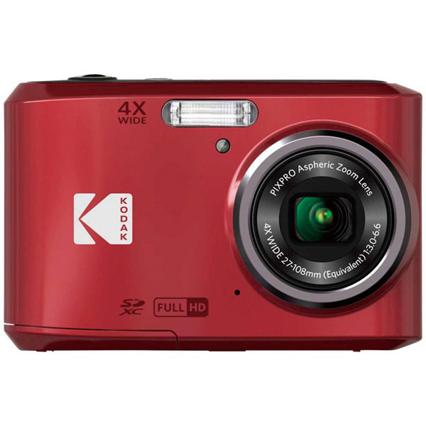 乾電池式デジタルカメラ　レッド　ＦＺ４５ＲＤ