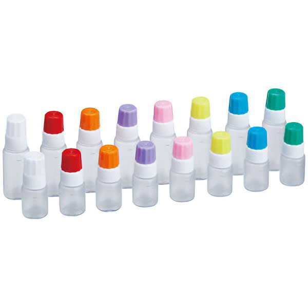 点滴びん　１０個入／５ｍＬ　青