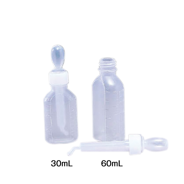 スポイト付試薬ボトル（乳児用投薬瓶）　６０ｍＬ　１０個組