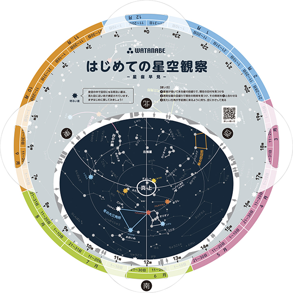 はじめての星空観察-星座早見-