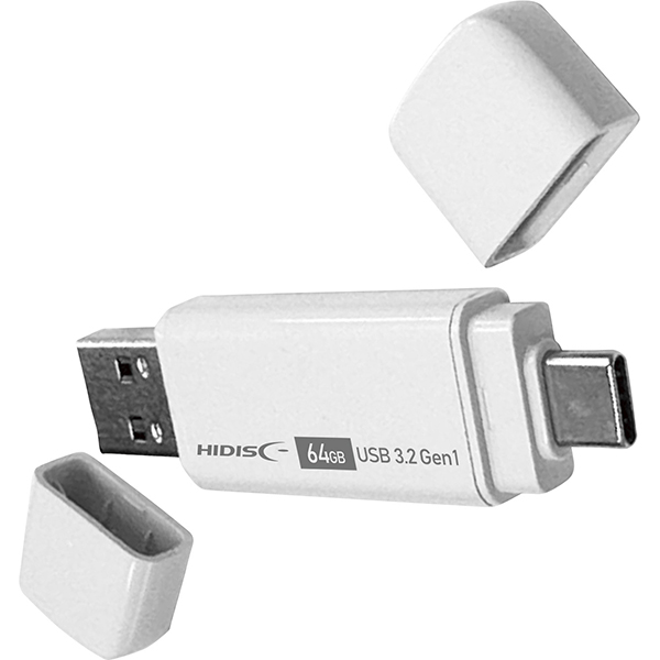 デュアルＵＳＢメモリー６４ＧＢ　　ＨＤＵＦ１４８Ｃ６４Ｇ３Ｃ