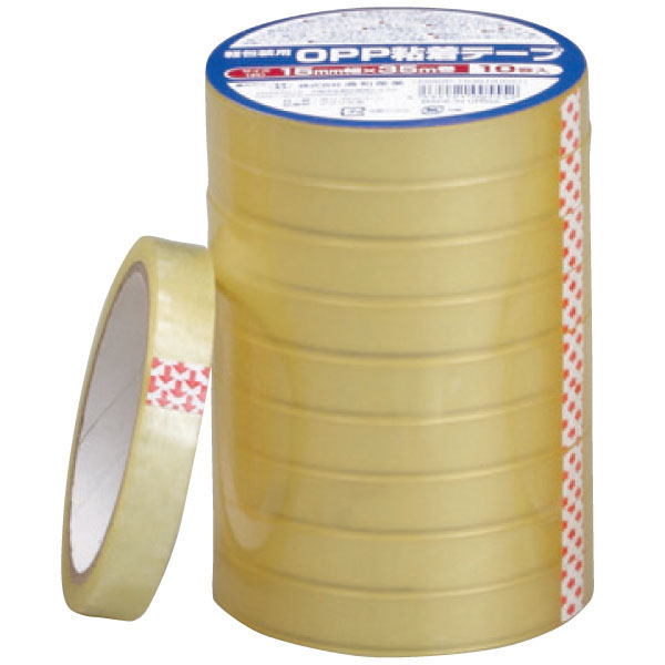 ＯＰＰ透明テープ１５ｍｍ×３５ｍ　１０巻