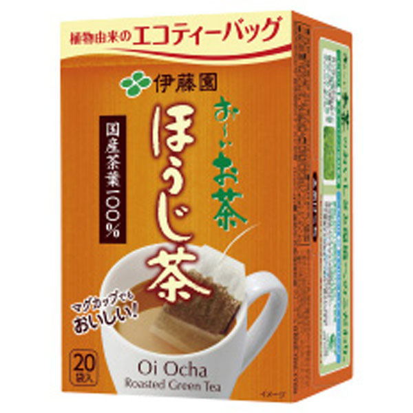 軽）お～いお茶エコティーバッグほうじ茶２０袋