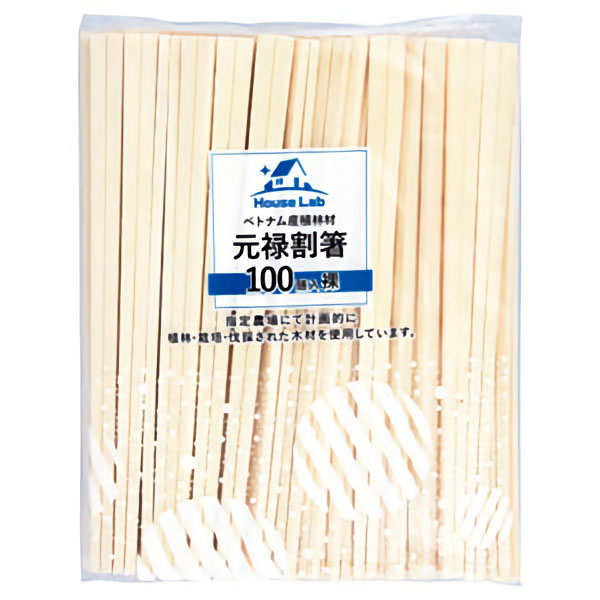 元禄割箸　裸　１００膳入
