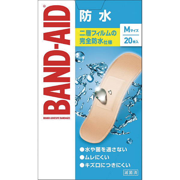 バンドエイド　防水　Ｍサイズ　２０枚入