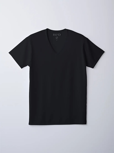 ReD バイタルテック Vネックインナー半袖　Sサイズ　メンズ　３枚セット　ブラック