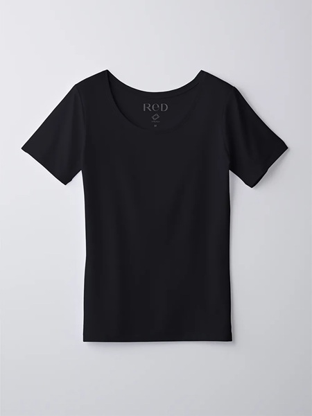 ReD バイタルテック Uネックインナー半袖 LLサイズ　 ウィメンズ　３枚セット　ブラック