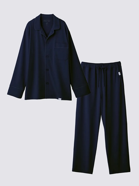 ReD バイタルテック スリープ パジャマトップス長袖＆ロングパンツセット 　Mサイズ　 ユニセックス　ネイビー