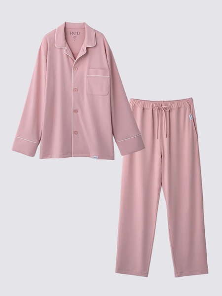 ReD バイタルテック スリープ パジャマトップス長袖＆ロングパンツセット 　LLサイズ　 ユニセックス　ピンク